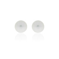 Sterling Silver Freshwater Pearl Stud Earrings - 8Mm