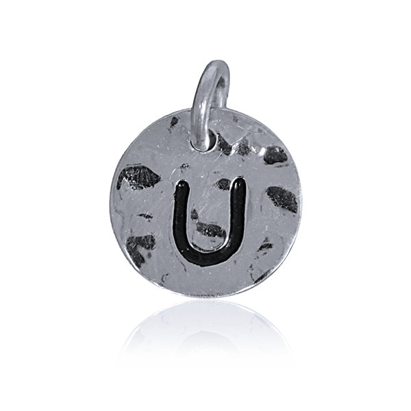 Mojo Silver Initial U Charm