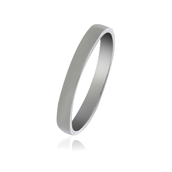 Silver Plain Band Ring