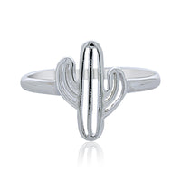 Silver Cactus Ring