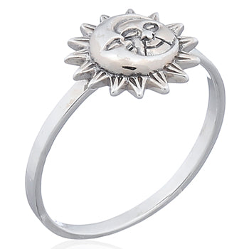 Onatah Sterling Silver Sun/Moon Ring