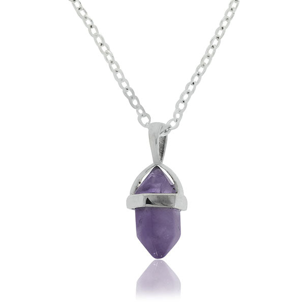 Silver Amethyst Pendant