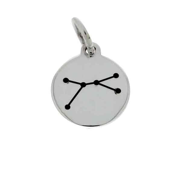 Mojo Silver Constellation Starsign Charm - Cancer