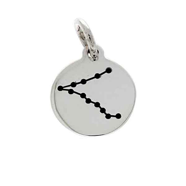 Mojo Silver Constellation Starsign Charm - Pisces