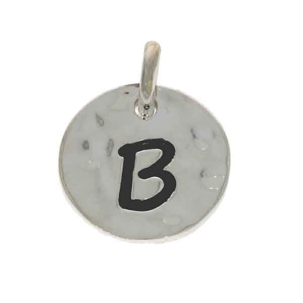 Mojo Silver Initial B Charm