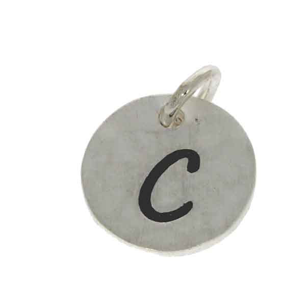 Silver C Charm