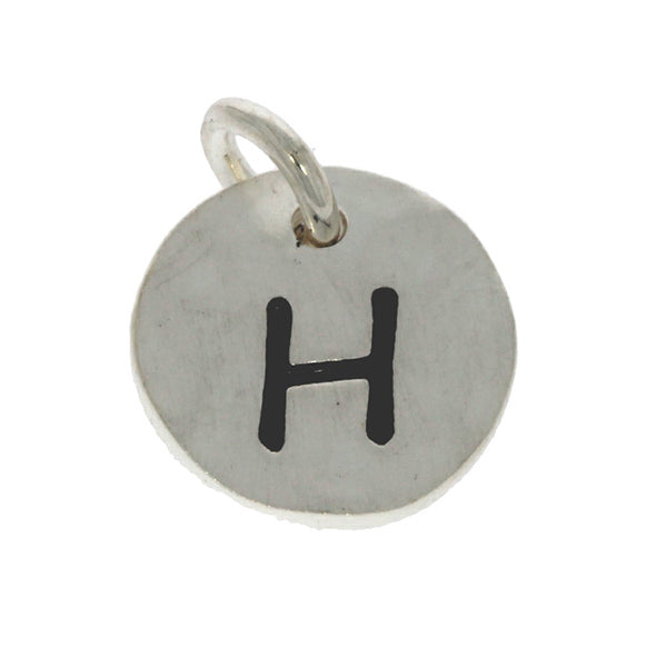 Mojo Silver H Charm