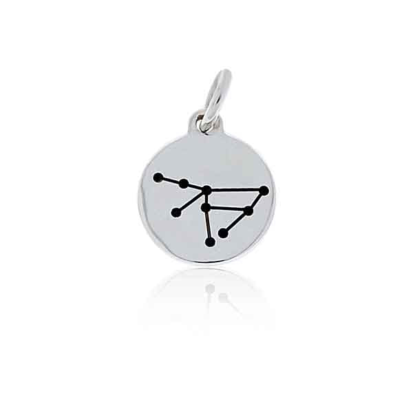 Mojo Silver Constellation Starsign Charm - Capricorn