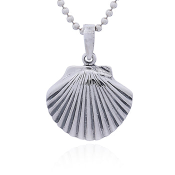 Onatah Sterling Silver Pippi Shell Pendant With Silver Plated Display Chain