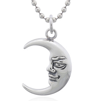 Onatah Sterling Silver Moon Pendant