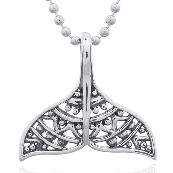 Onatah Sterling Silver Filigree Whaletail Pendant