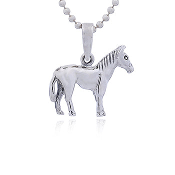 Sterling Silver Standing Horse Pendant