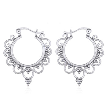 Onatah Sterling Silver Mystic Hoops