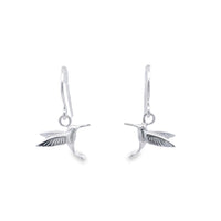 Onatah Sterling Silver Hummingbird Shephook Earrings