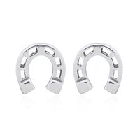 Onatah Sterling Silver Horseshoe Stud Earrings