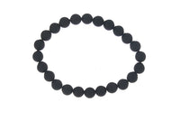Matte Black Onyx Beaded bracelet
