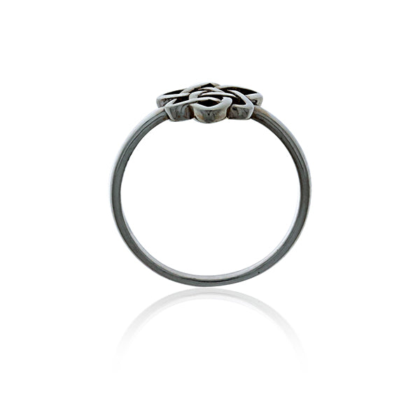 Silver Celtic Triple Goddess Ring