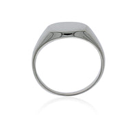 Silver Oval Signet Ring