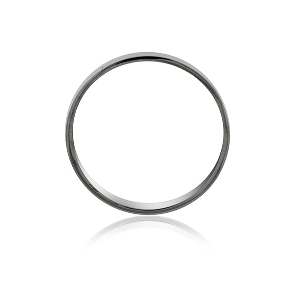 Silver Plain Band Ring