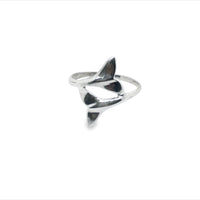 Onatah Sterling Silver Whale Tails Ring Size P