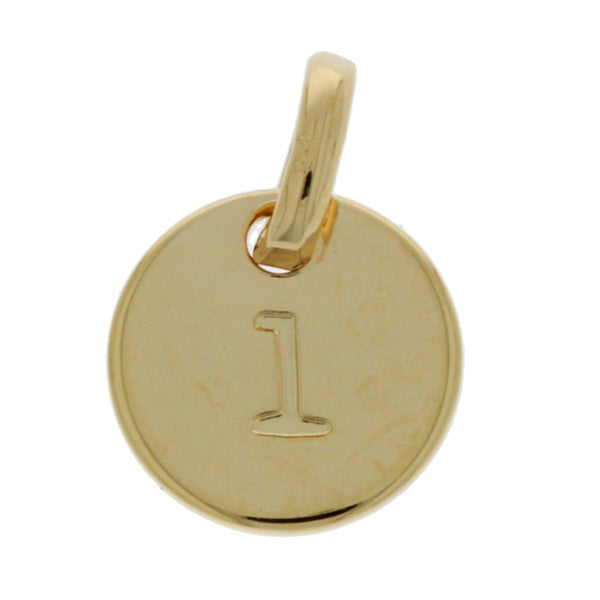 Mojo Yellow Gold Plated Initial L Charm