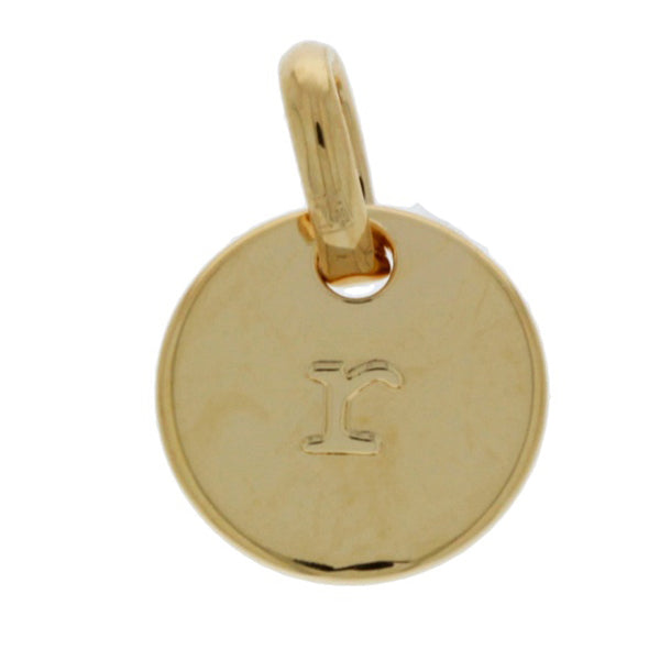 Mojo Yellow Gold Plated Initial R Charm