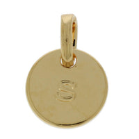 Mojo Yellow Gold Plated Initial S Charm