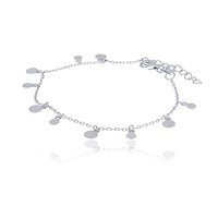 Rock Chick Sterling Silver Bracelet With Circles