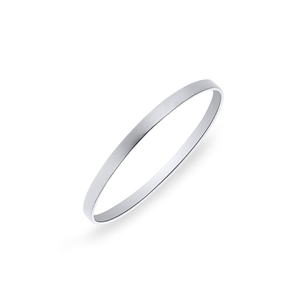 Silver Solid Bangle - 62mm