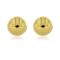 Yellow Gold Plated Ball Studs - 10mm