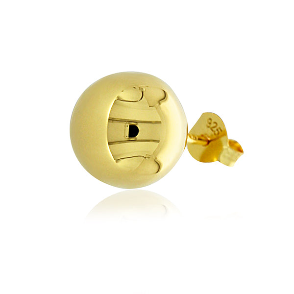 Yellow Gold Plated Ball Studs - 10mm