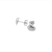 Sterling Silver Pippi Shell Stud Earrings