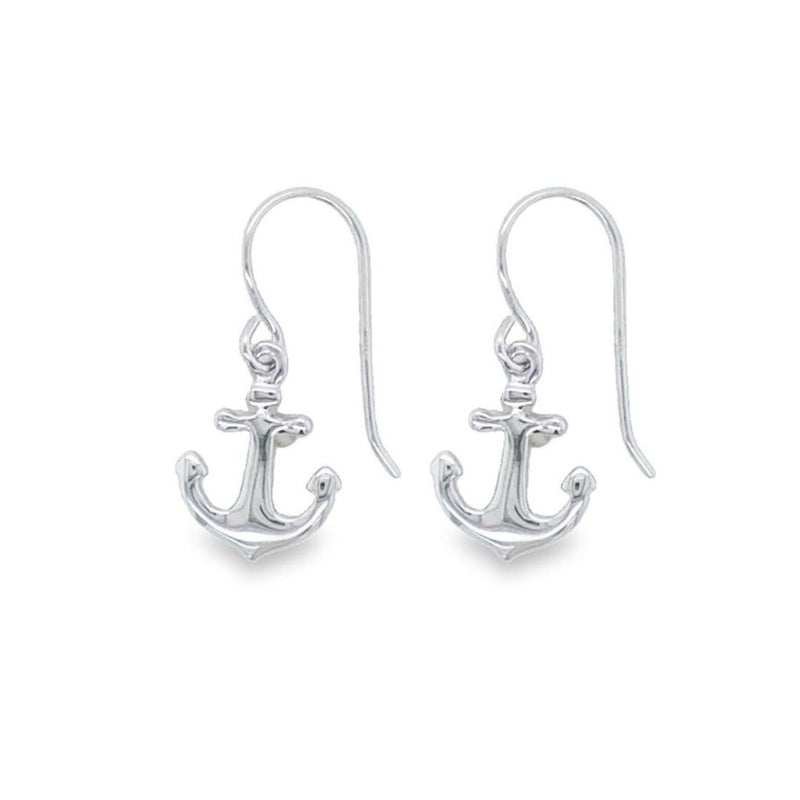 Anchors Away Drop Earrings With Shep Hooks